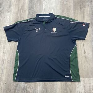 Rugby Tech London Irish Jersey Shirt Mens Size 3XL XXXL Gray Green Llanera Pulls